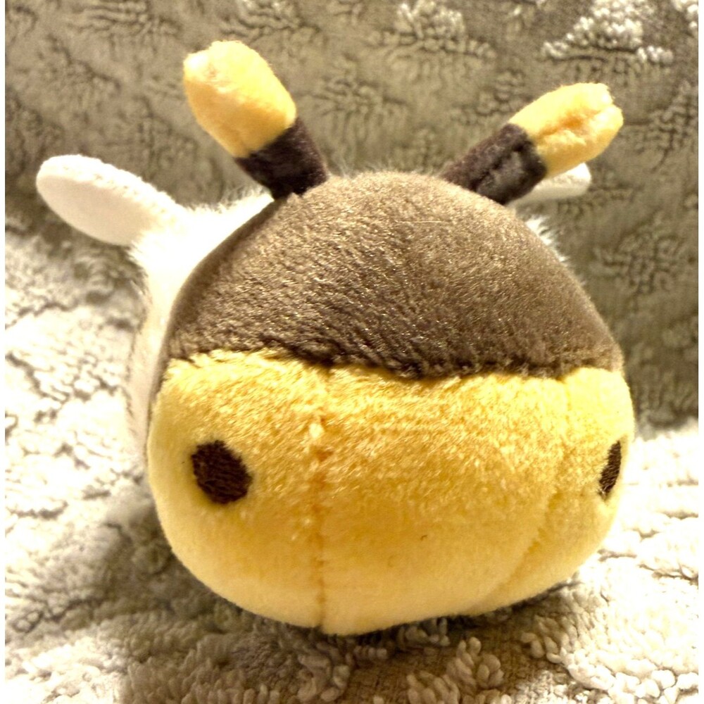 Bellzi Bee Plush Mini Bumblebee Kawaii Stuffed Animal Clip 3.5" Cute NWOT